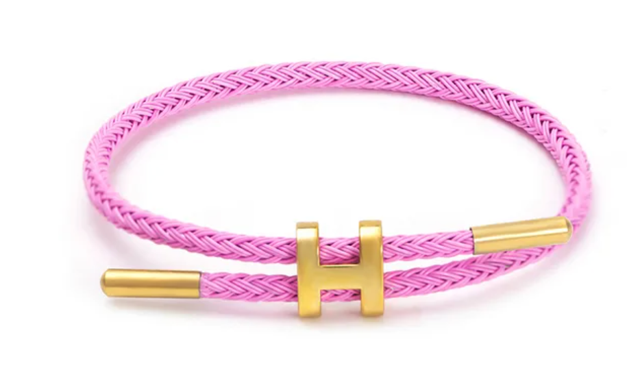 Hermès Inspired Waterproof Adjustable Rope Bracelet