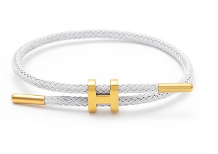 Hermès Inspired Waterproof Adjustable Rope Bracelet
