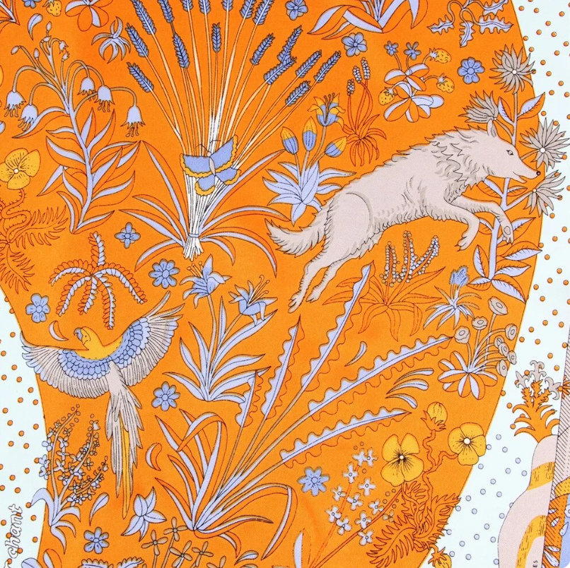 Dior Inspired Silk Scarf