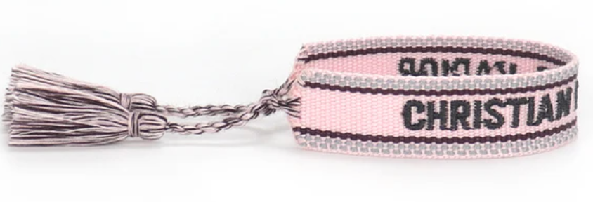 Christian Dior Inspired Handwoven Friendship Bracelet
