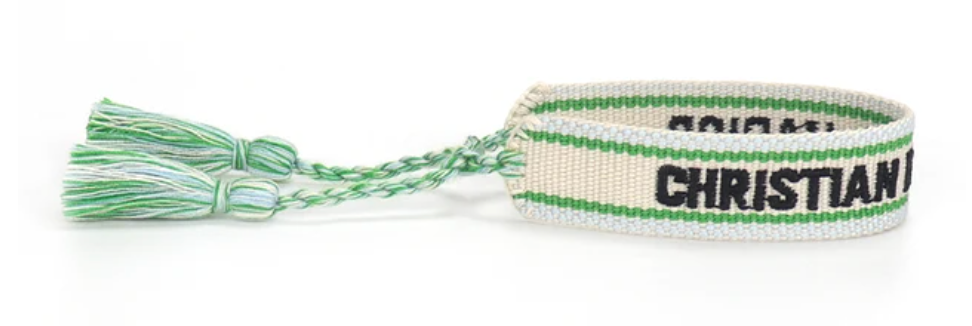 Christian Dior Inspired Handwoven Friendship Bracelet