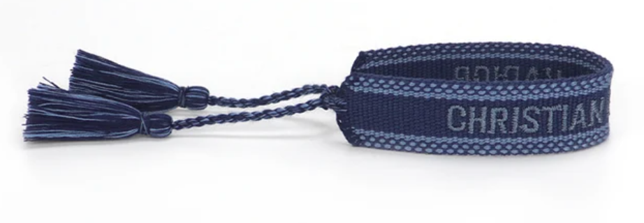 Dior friendship bracelet blue hotsell