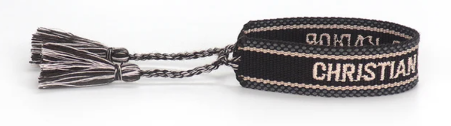 Christian Dior Inspired Handwoven Friendship Bracelet