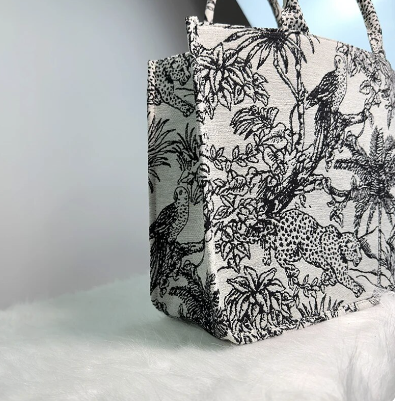 Dior Inspired Jungle Tote Bag