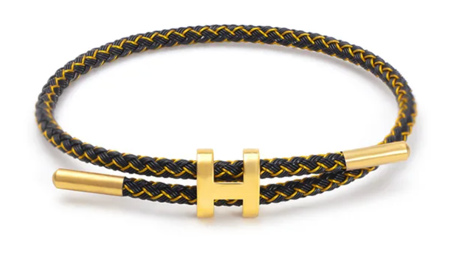 Hermès Inspired Waterproof Adjustable Rope Bracelet