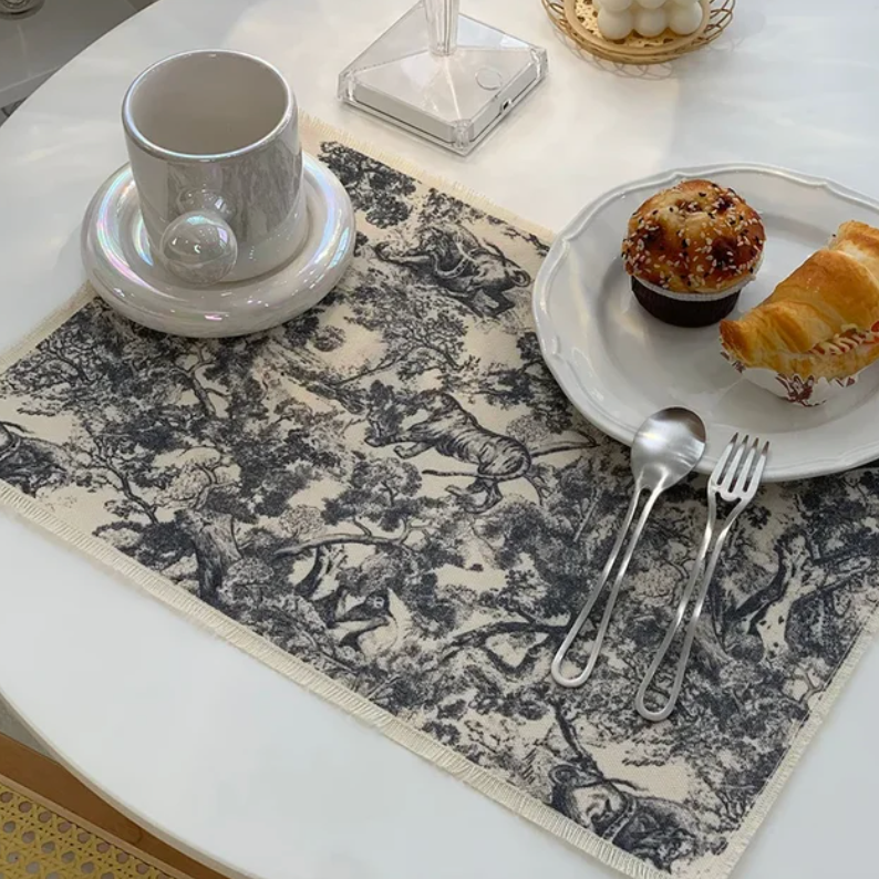 Dior Inspired Dinner Table Mats